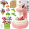 DIY Fabric Flower Craft Kit for Kids – Build Your Own Colorful Bouquet – Creative Arts & Crafts Toy for Girls Ages 4–8, Educational Birthday Gift (Pink) 5.51 x 7.09 x 5.12 inches